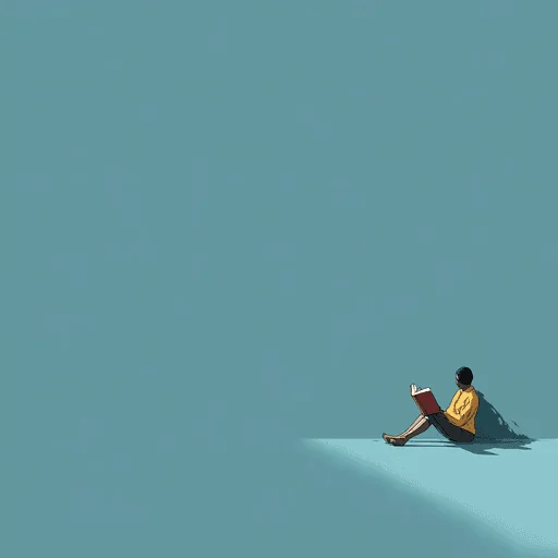 Минималистичная иллюстрация Бетховена, играющего на пианино