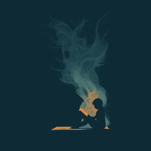 Минималистичная иллюстрация Бетховена, играющего на пианино