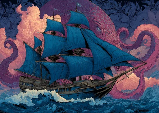 Монструозная атака осьминога-целаканта