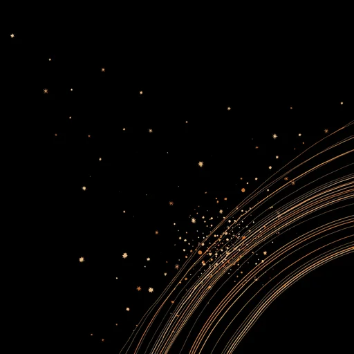 Элегантная иллюстрация Сатурна в золоте